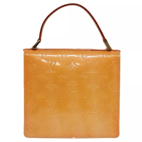 LOUIS VUITTON Vernis Spring Street Hand Bag Marshmallow Pink M91033 Auth - Picture 4 of 16